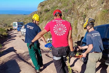 Los efectivos trasladaron a la víctima hasta un hospital de la zona.