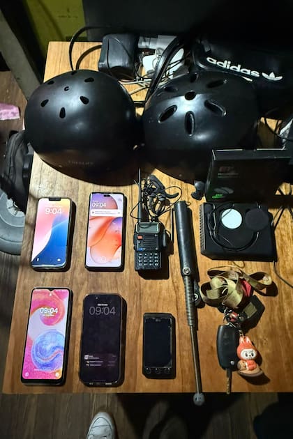 Los elementos secuestrados durante los procedimientos