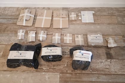 Los elementos secuestrados en la casa del sospechoso