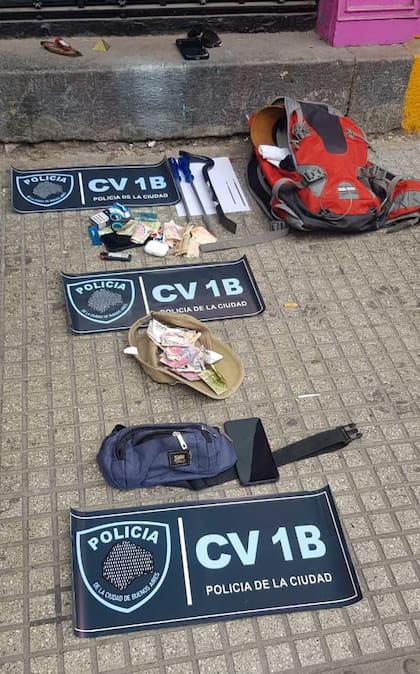 Los elementos secuestrados por la Policía