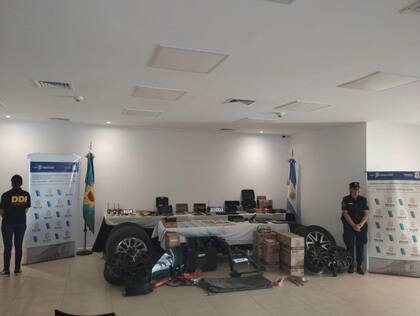 Los elementos secuestrados por la policía bonaerense
