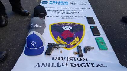 Los elementos secuestrados tras la persecución por la General Paz