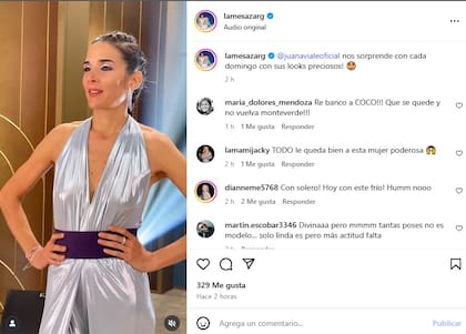 Los elogios que recibió Juana Viale de parte de los espectadores en las redes sociales