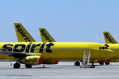 Los empleados habrían estafado a Spirit Airlines (AP Foto/Chris O'Meara, File)