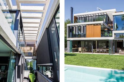 Los es solares se complementan con racks de baterías que almacenan energía.
