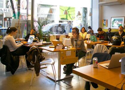 Los espacios de coworking albergan a unos 6856 trabajadores