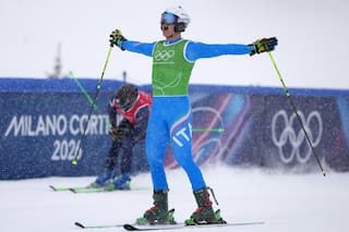 Los esquiadores italianos ganan otro oro y plata para los anfitriones en skicross masculino