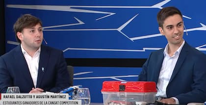 Los estudiantes del ITBA, Rafael Dalzotto y Agustín Martínez