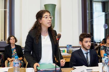 Los estudiantes expusieron durante seis días en diferentes etapas