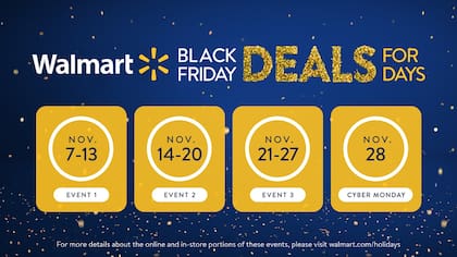 Los eventos de Black Friday en Walmart