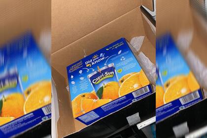 Los excrementos estaban escondidos en una caja