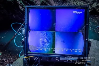 Los expertos pudieron explorar la cueva con la ayuda de un robot