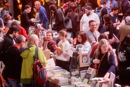 Los expositores cubrieron los costos del stand el jueves