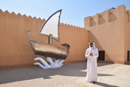 Los exteriores del Museo Nacional de Qatar