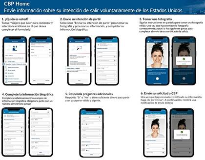 Los extranjeros ahora pueden notificar al gobierno de EE.UU. su intención de abandonar el país