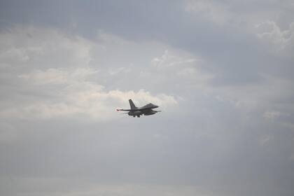 Los F-16 arribaron a Córdoba este viernes.
