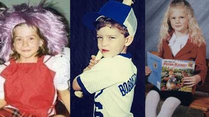 Los famosos comparten en Instgram su época más tierna, la infancia