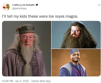 Los fanáticos de Harry Potter tienen una imagen distinta de los Reyes Magos