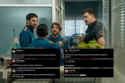 Los fanáticos de la serie no tardaron en reaccionar al video que compartió el actor (Foto: Netflix / Captura de X)