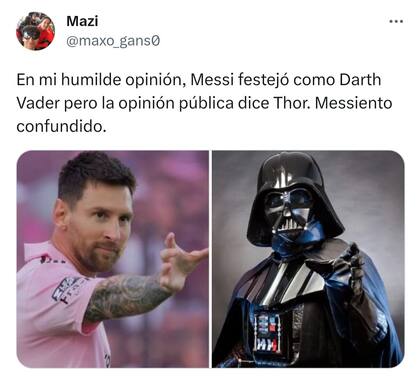 Los fanáticos lanzaron un sinfín de teorías sobre el festejo de Lionel Messi