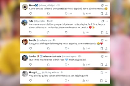 Los fanáticos quedaron encantados con el reencuentro del equipo de Zapping Zone (Foto: Captura de X)