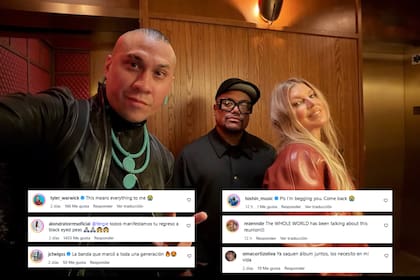 Los fanáticos quedaron encantados con el reencuentro (Foto: Instagram @fergie)