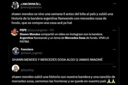 Los fanáticos quedaron encantados con el gesto "argento" de Mendes (Foto: Captura de X)