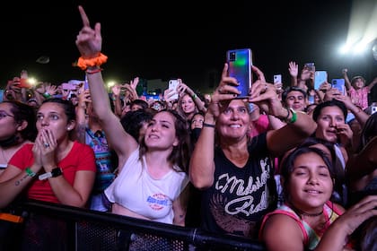 Los fans cordobeses en plena efervescencia 