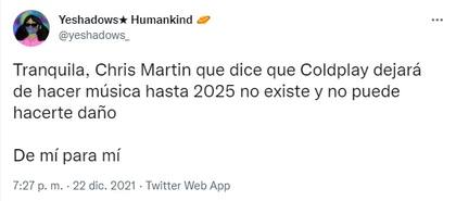 Los fans de Coldplay reaccionaron a la triste noticia del final de la banda