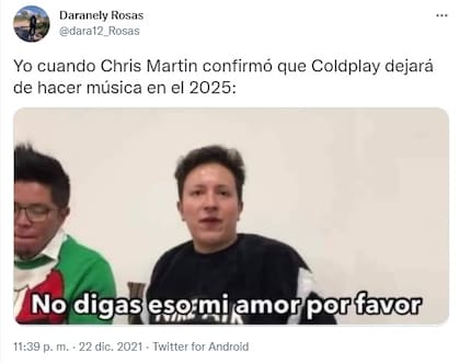 Los fans de Coldplay reaccionaron a la triste noticia del final de la banda