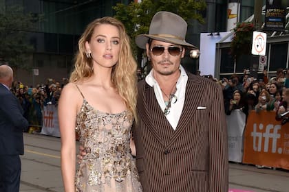 Johnny Depp y su exesposa, Amber Heard