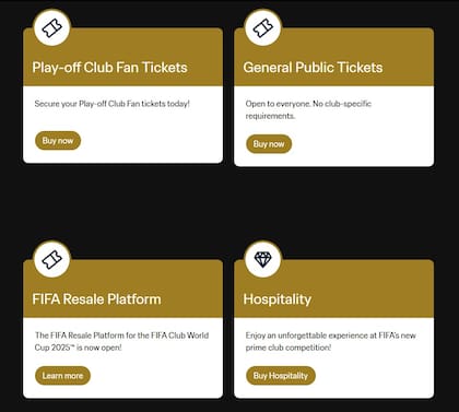 Los fans registrados de los clubes participantes tienen boletos reservados. Foto: FIFA