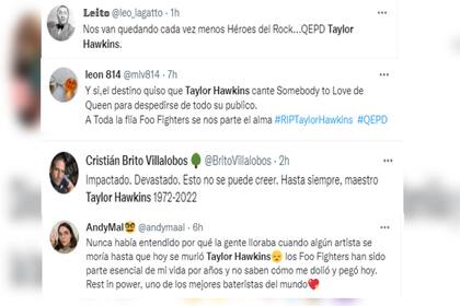 Los fans se despidieron (Captura Twitter)