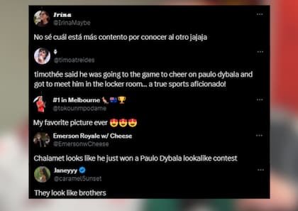 Los fans se emocionaron al ver al actor y al futbolista juntos (Foto: Captura de X)