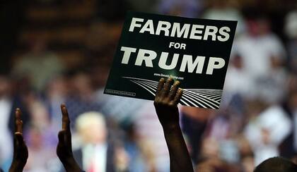 Ya en la campaña pasada, los farmers apoyaron a Trump