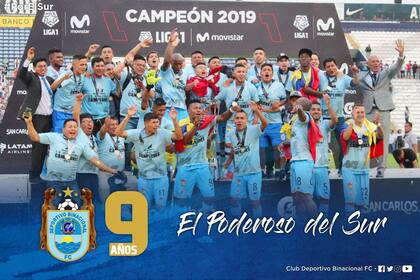 Los festejos de Binacional después de los exitosos ciclos liderados por dos DT: Arce y Mosquera