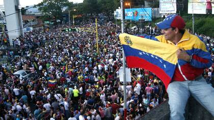 Los festejos de los partidarios de la oposición, en San Cristóbal