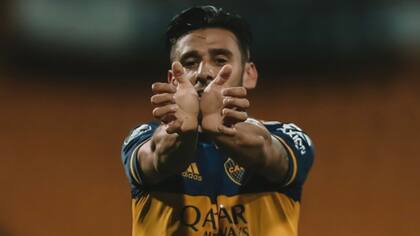 Toto Salvio jugó 51 partidos y marcó 15 goles en Boca.