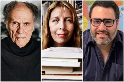 Los filósofos Tomás Abraham, Roxana Kreimer y Luis Diego Fernández