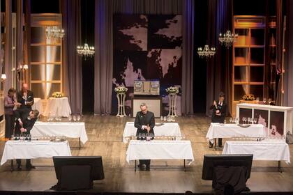 Los finalistas en acción