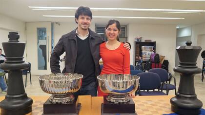 Los flamantes monarcas del ajedrez argentino