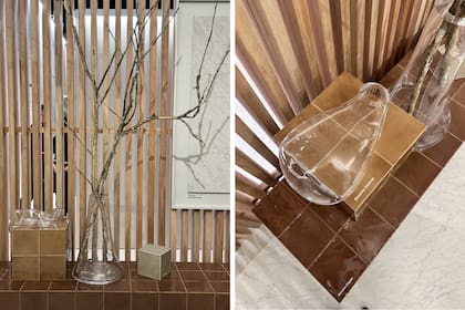 Los floreros escultóricos, de formas orgánicas y los cerámicos color caramelo son protagonistas en la nueva colección de Portobello.