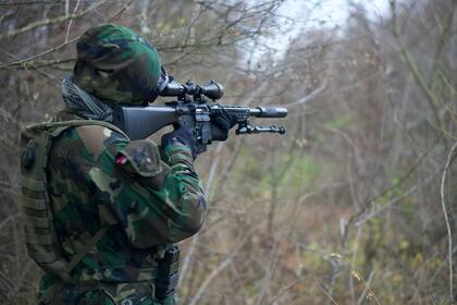 Los francotiradores se convirtieron en piezas claves para Ucrania para pelear contra Rusia en la guerra