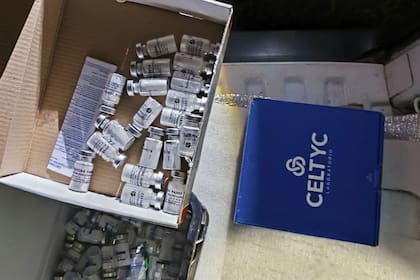 Los frascos de fentanilo confiscados en Puerto Madryn