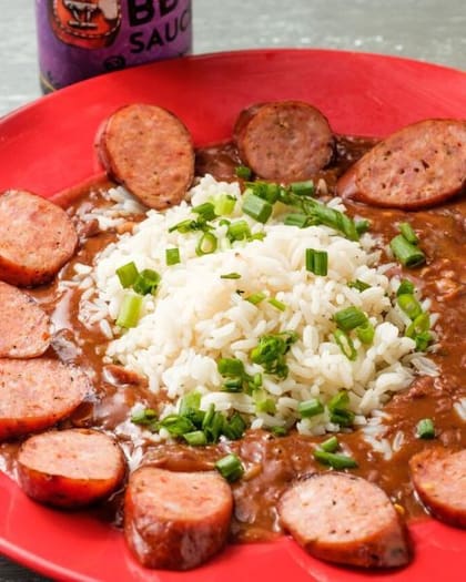 Los frijoles rojos con arroz son la comida perfecta para la mesa de fin de año (Instagram/@voodoobbq)