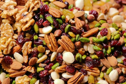 Los frutos secos son una fuente de vitaminas