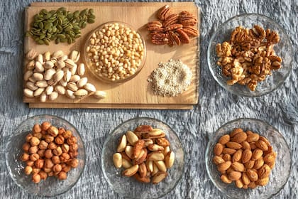 Los frutos secos son una importante fuente de proteínas