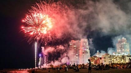 Los fuegos artificiales son la seña de identidad de la celebración del 4 de julio en Estados Unidos.