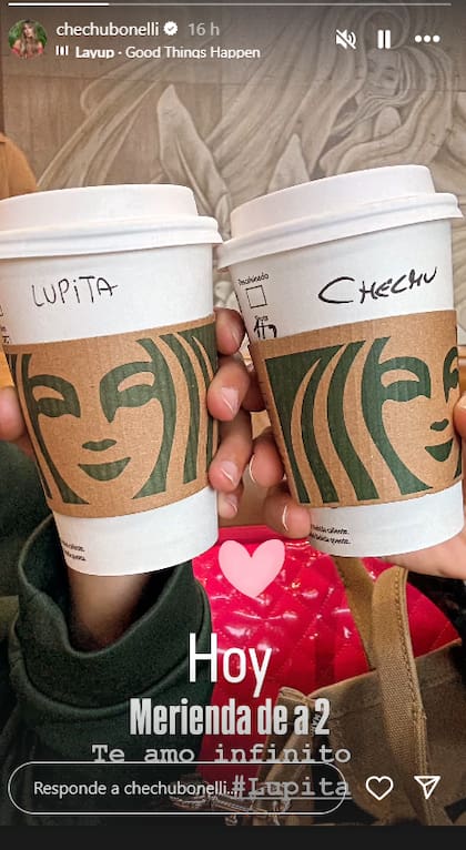 Los gestos en redes de la pareja en medio de los rumores (Captura