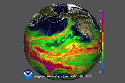 Los gigantescos "ríos atmosféricos" que regulan el clima de nuestro planeta.